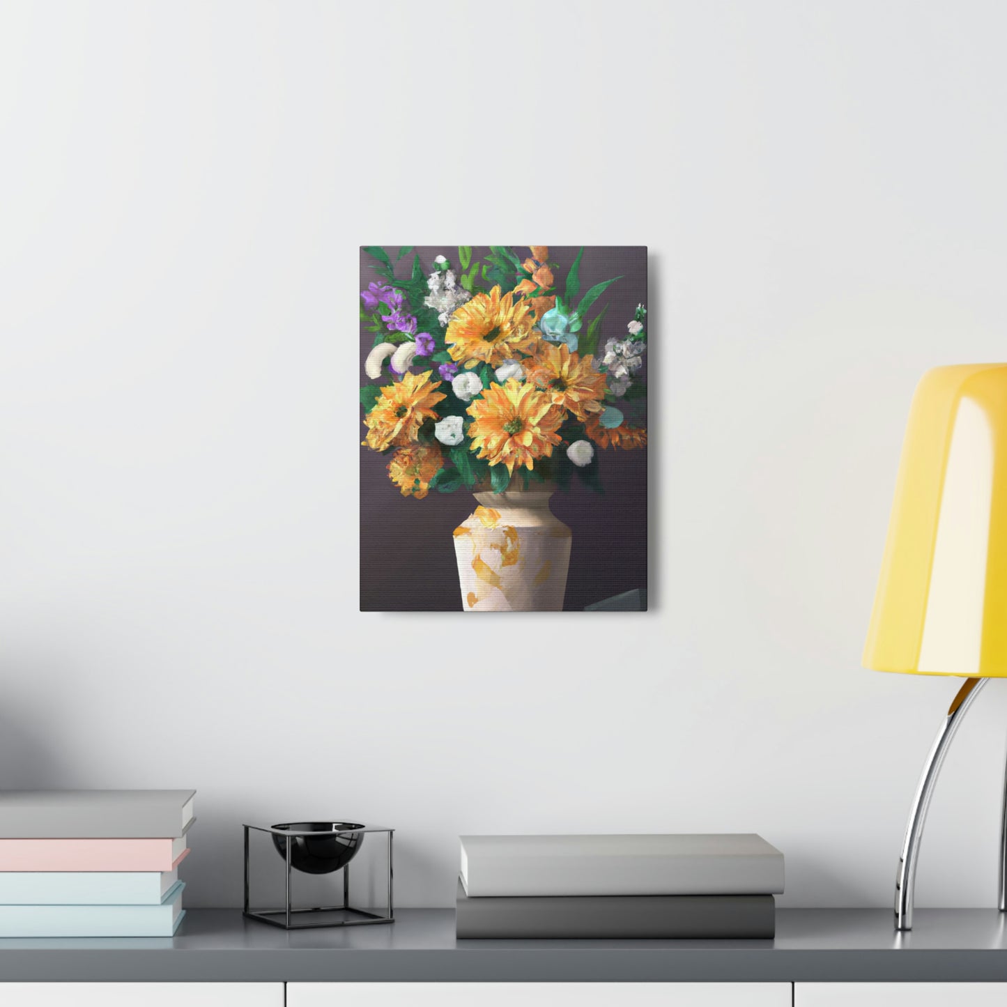 Vibrant Floral Dream - Canvas