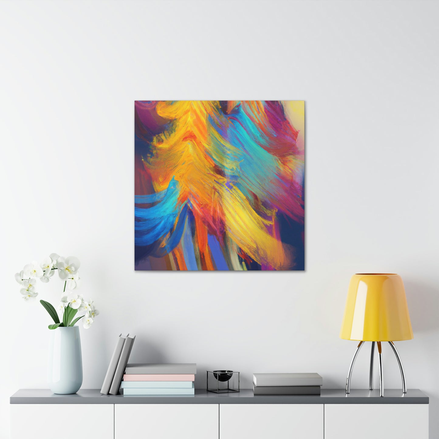 Colorful Brush Cords. - Canvas