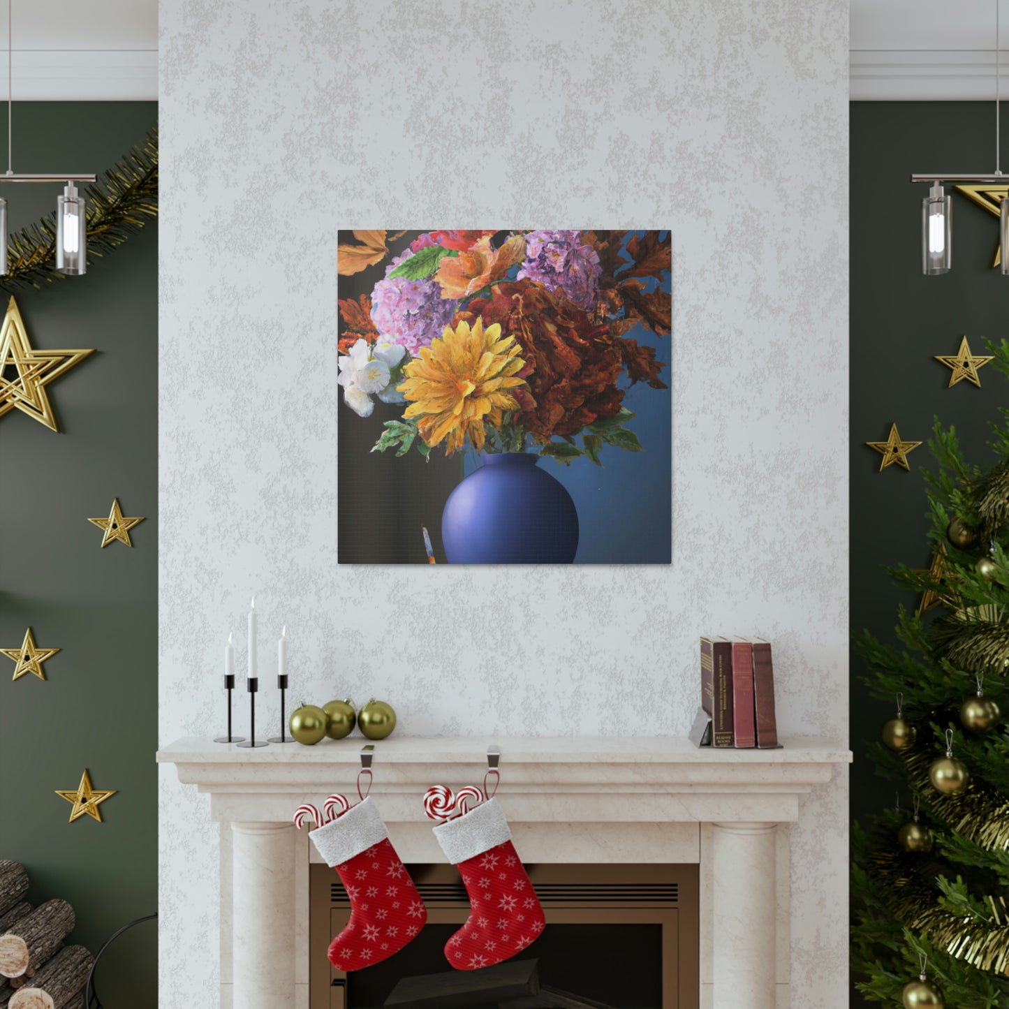 Floral Bloom Brilliance - Canvas