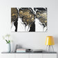 Cosmic Glitter Flow. - Canvas