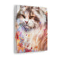 Feline Flora. - Canvas