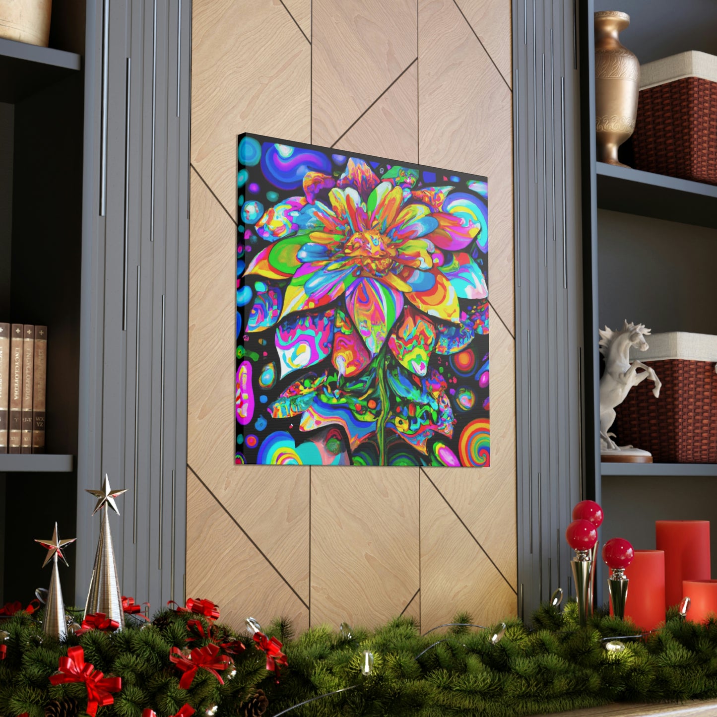 Colorful Joyful Bloom - Canvas