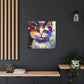 "Fur Florals" - Canvas
