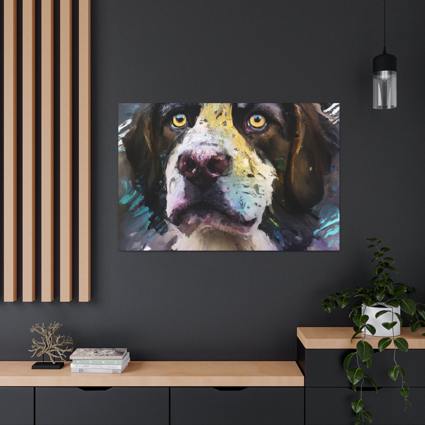 Dogful Vibrancy - Canvas