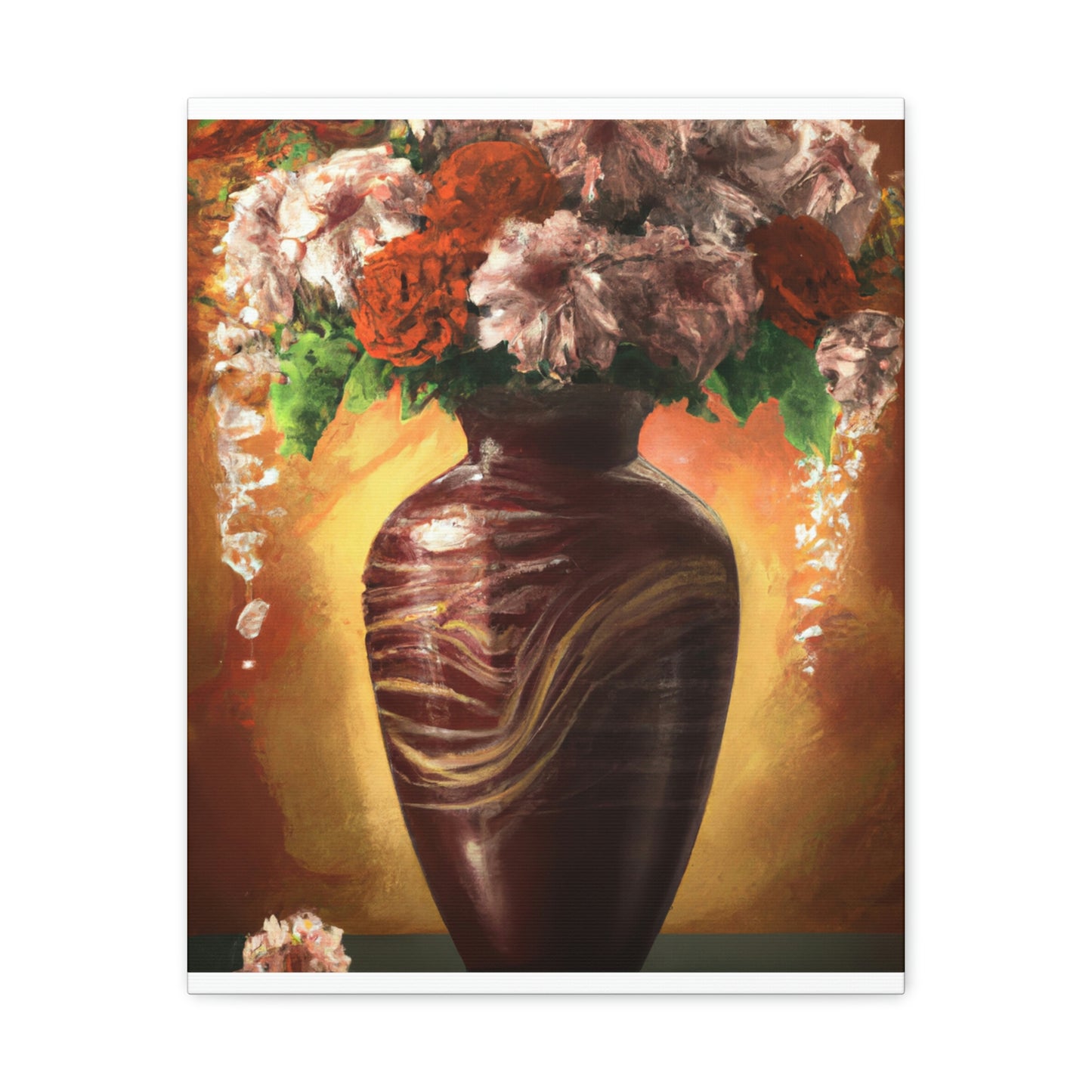 Floral Marvel Scene - Canvas