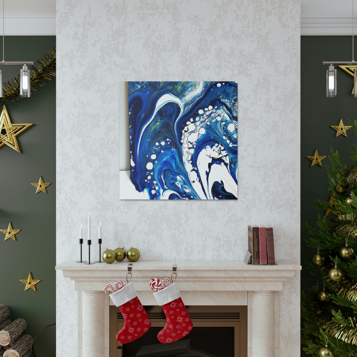 Aqua Drift - Canvas