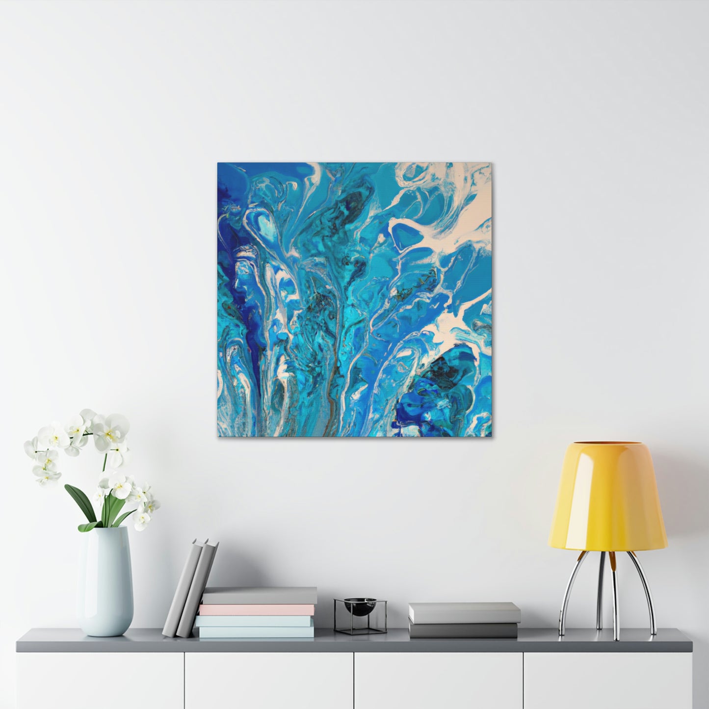 Blue Bliss. - Canvas