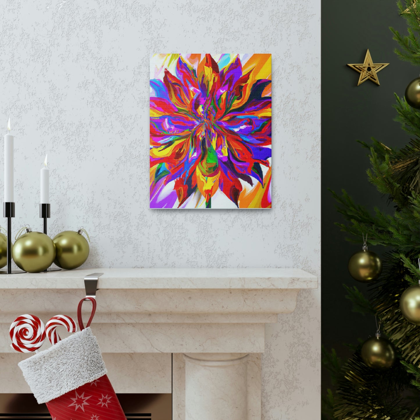 Vibrant Blooms - Canvas