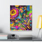 "Psychedelic Bloom" - Canvas