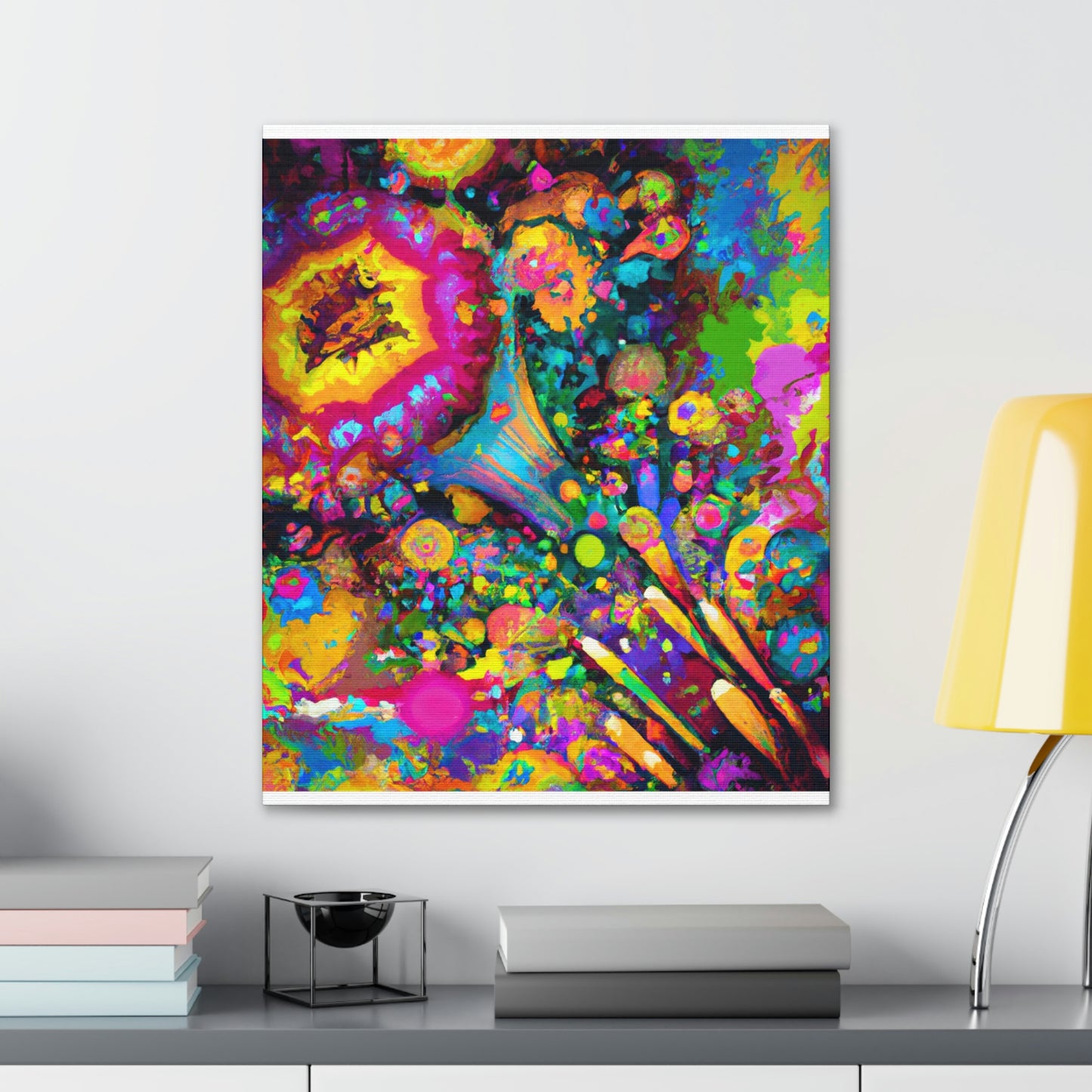 "Psychedelic Bloom" - Canvas