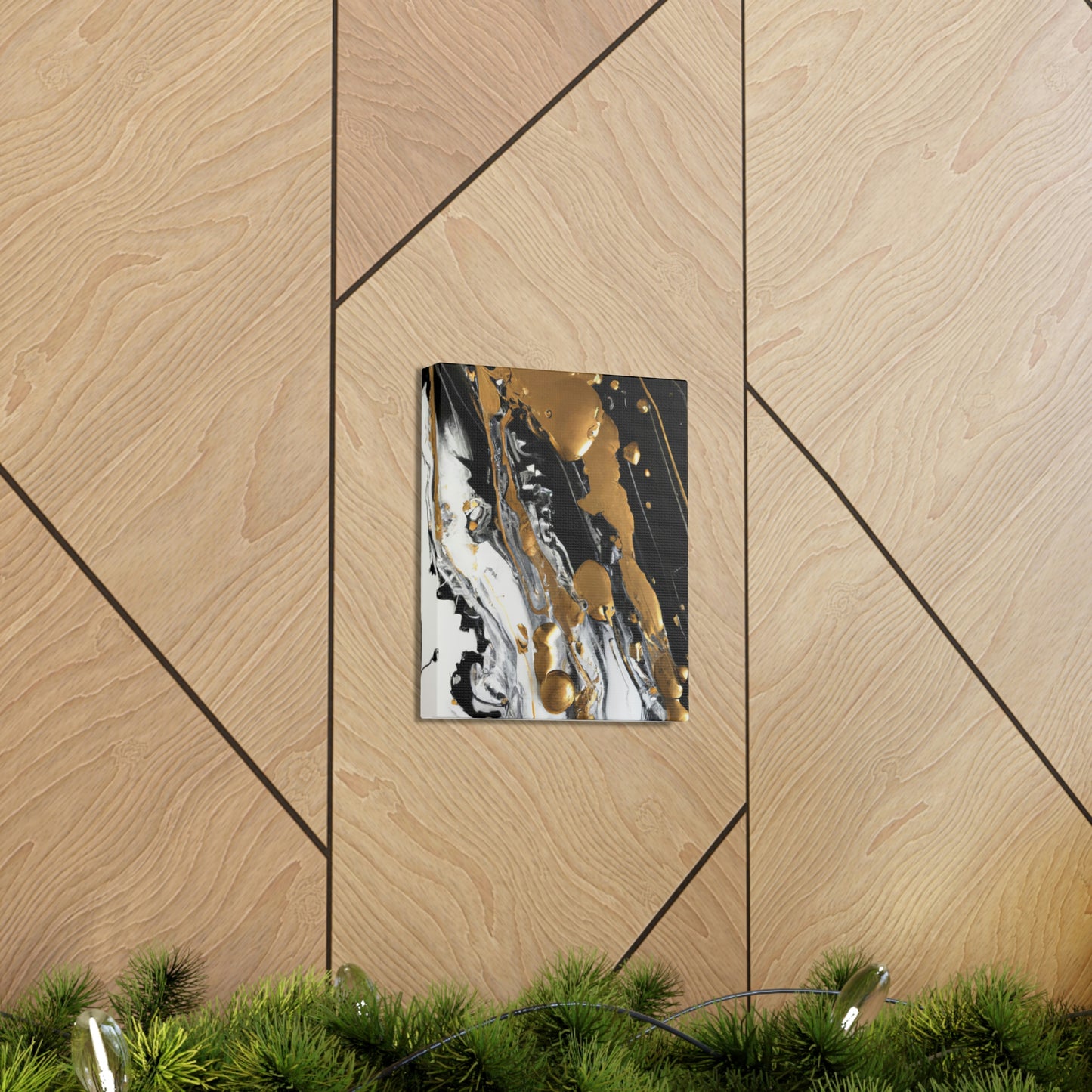 Glittering Noir Luxe - Canvas