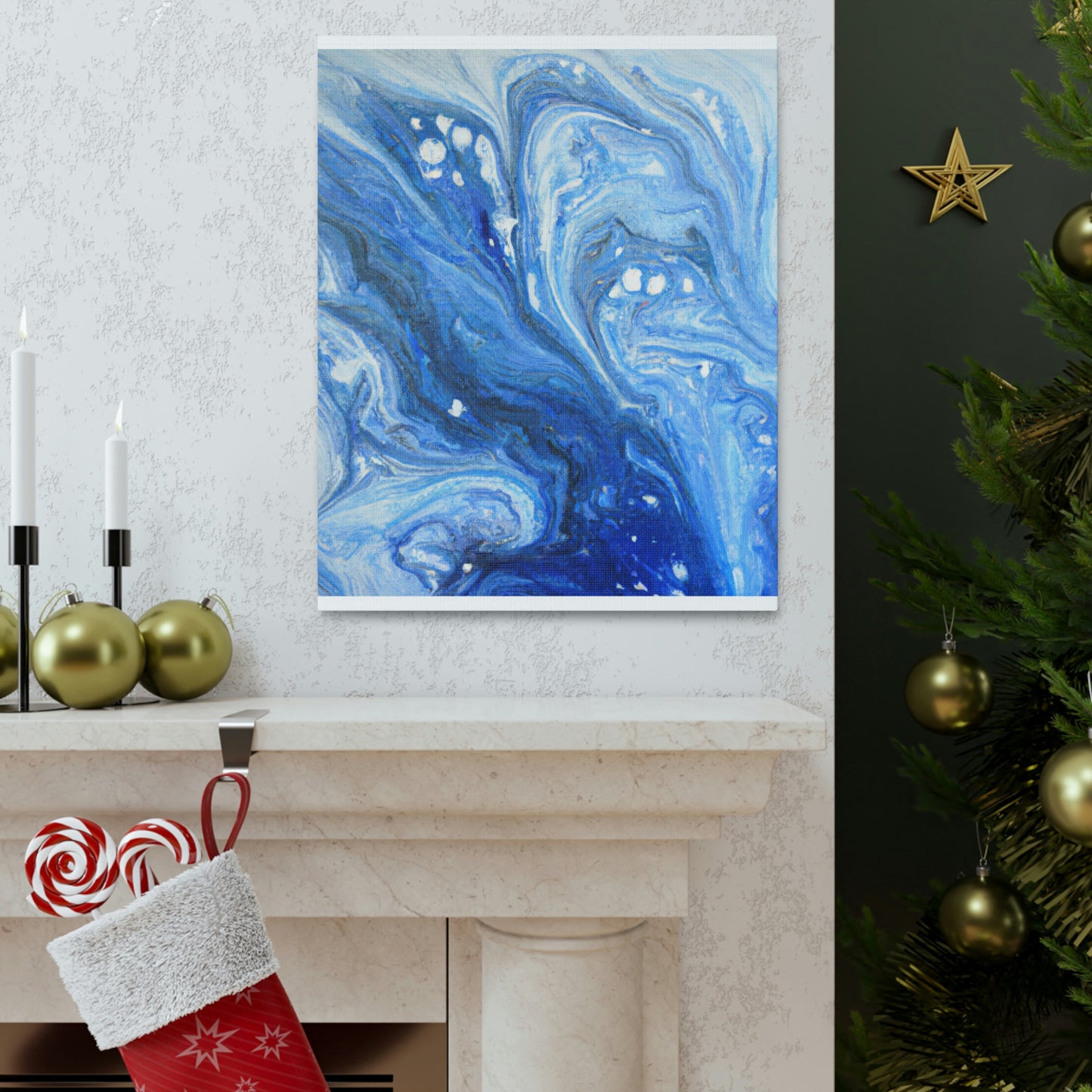 Cosmic Blue. - Canvas