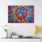 Trippy Floral. - Canvas
