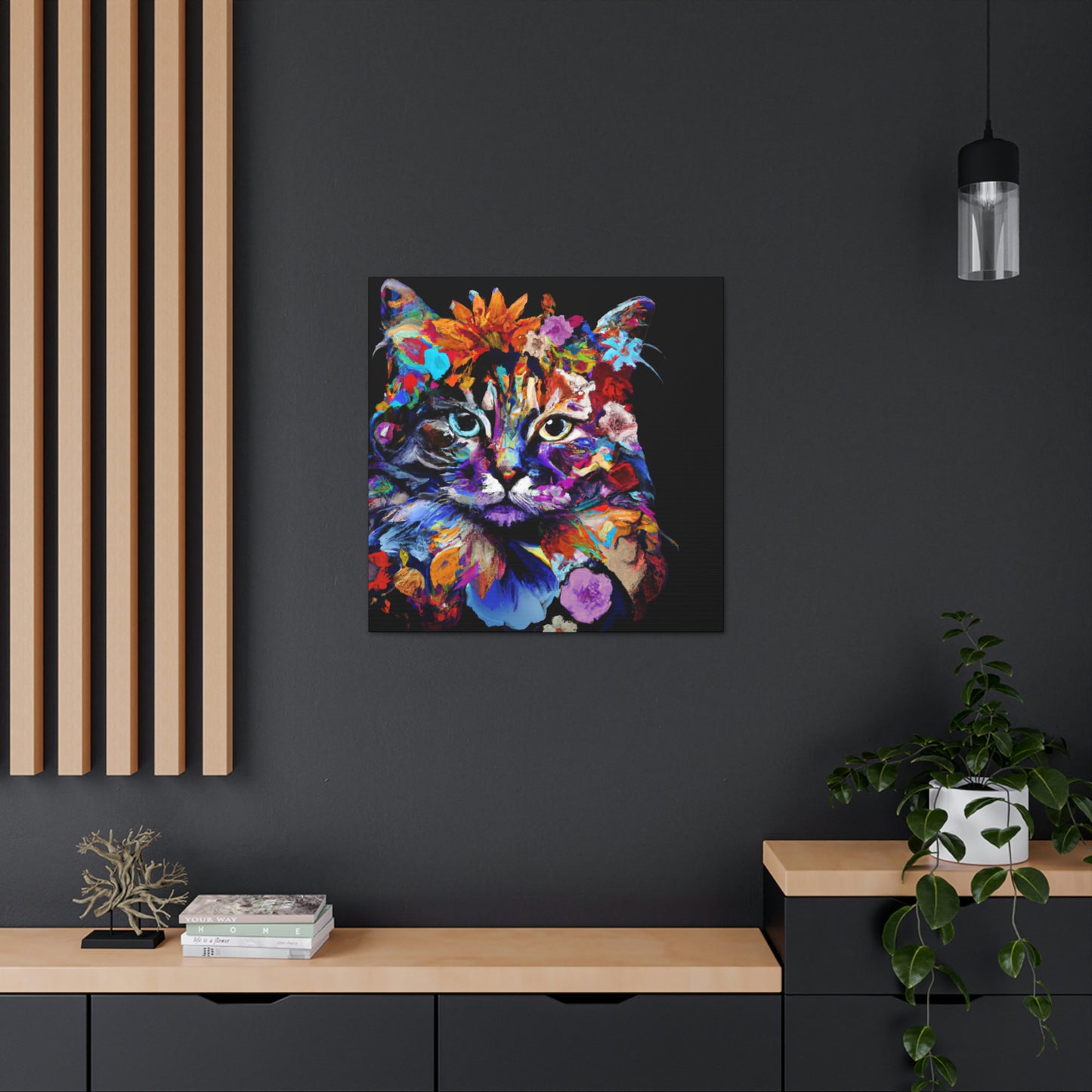 Floracat - Canvas