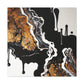 Golden Intricacy Flow. - Canvas