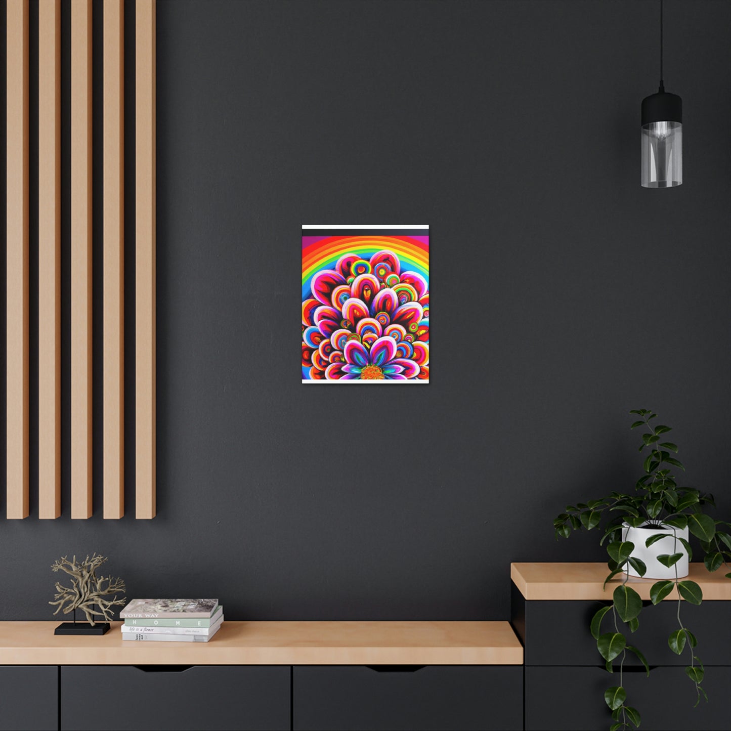 Vivacious Blooms. - Canvas