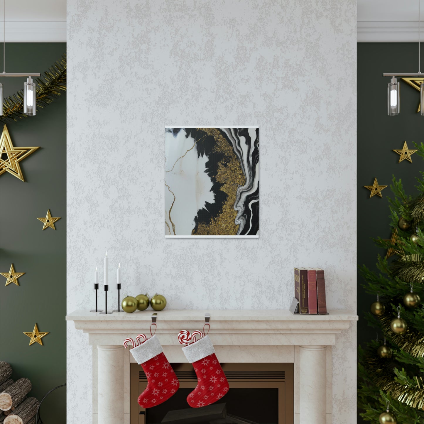 Golden Fusion Art - Canvas