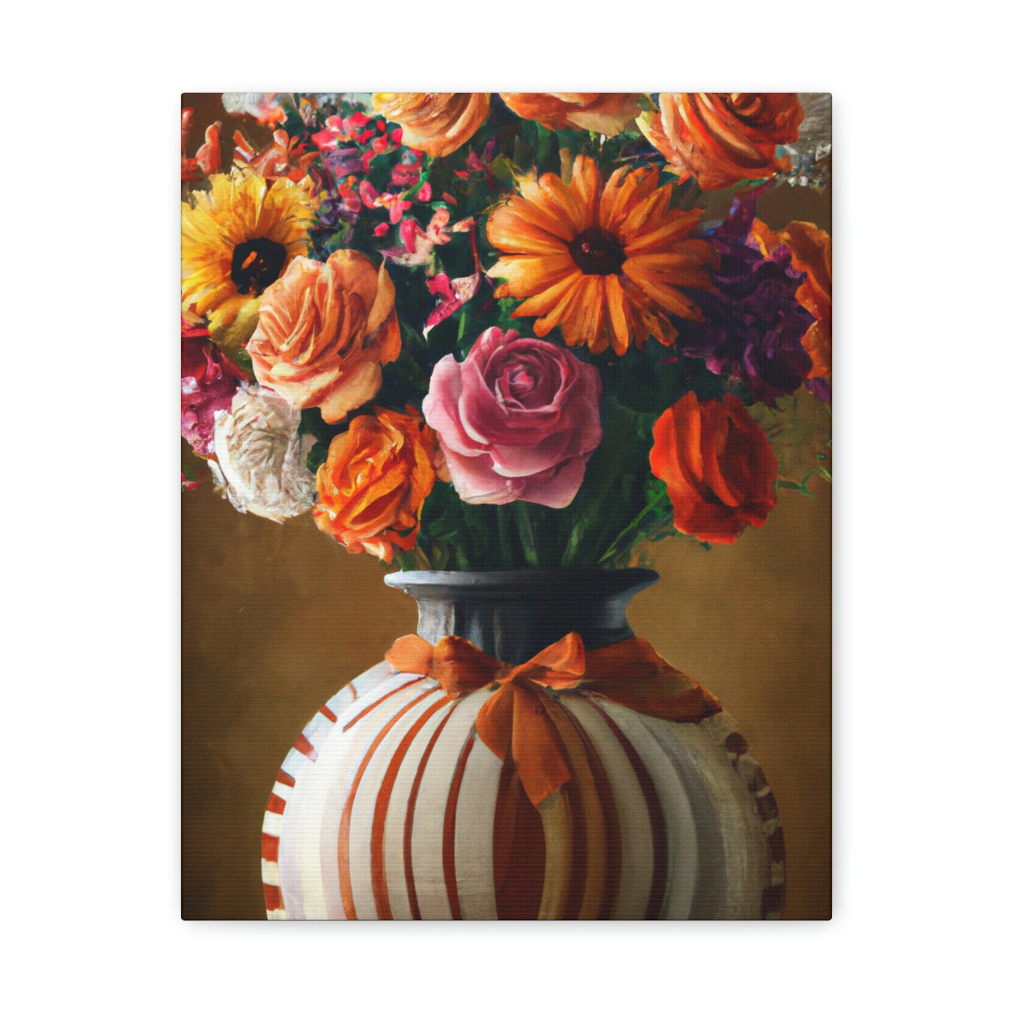 Fluid Floral Beauty - Canvas