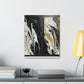 Gilded Liquid Chaos. - Canvas