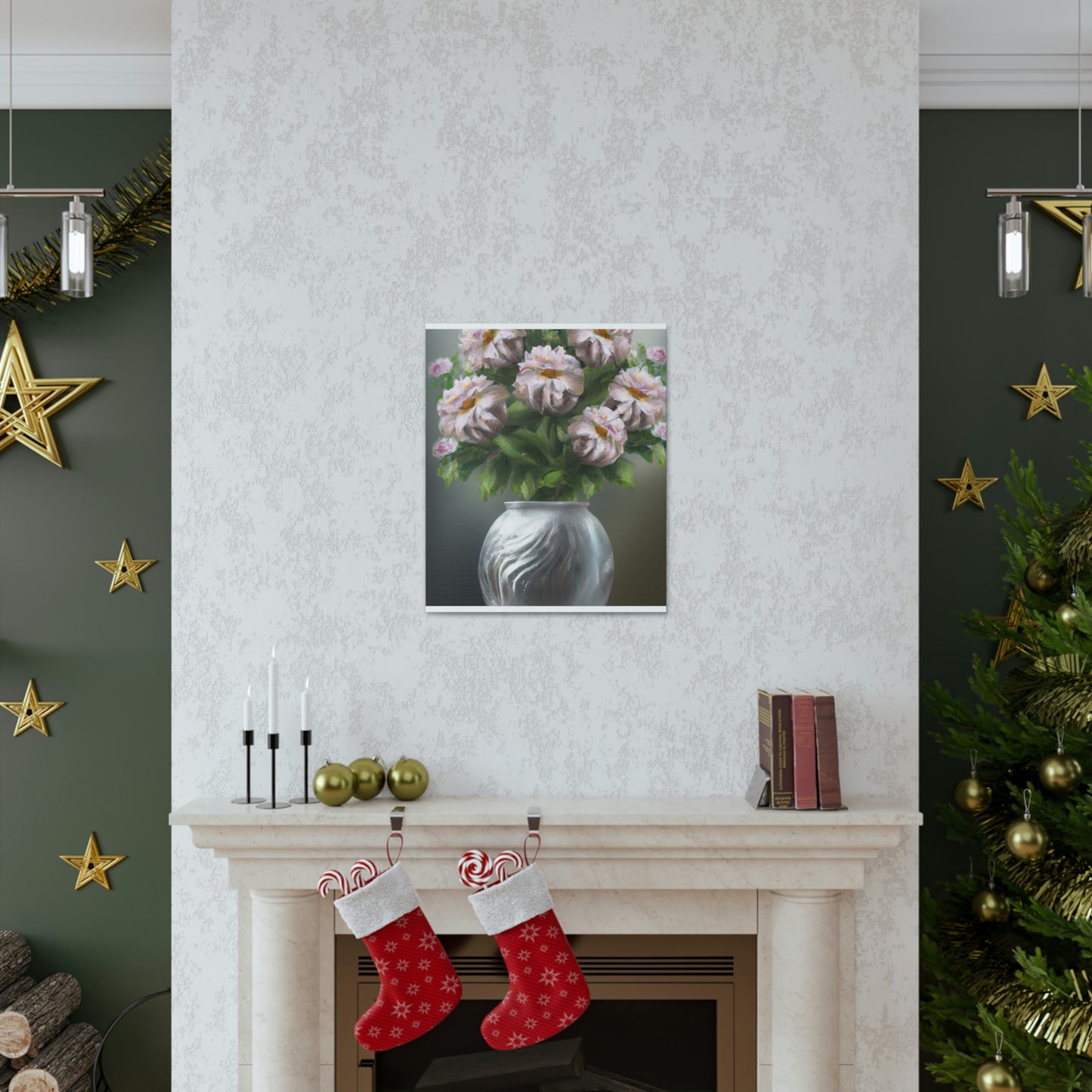 Vase Bouquet Bloom - Canvas