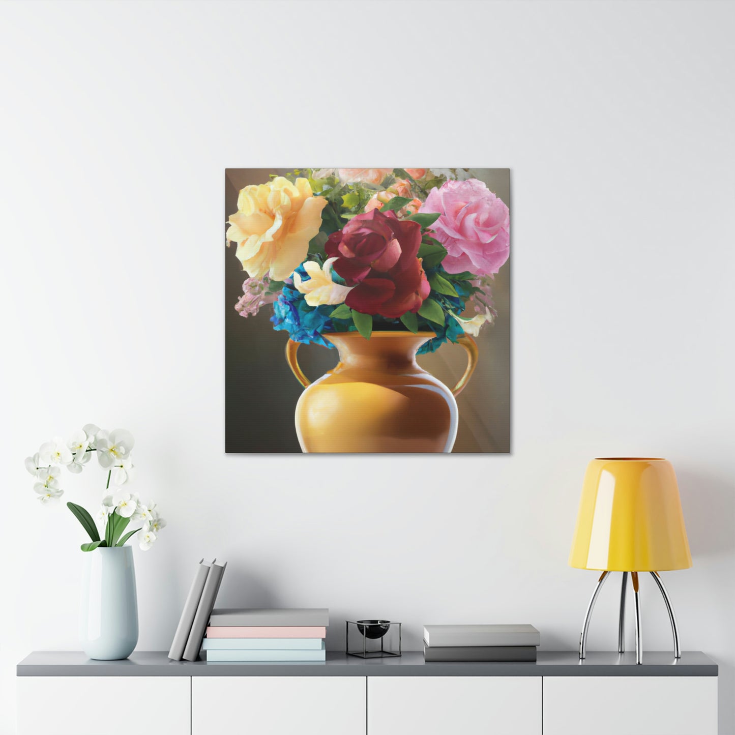 Vase Blossom Splendor - Canvas