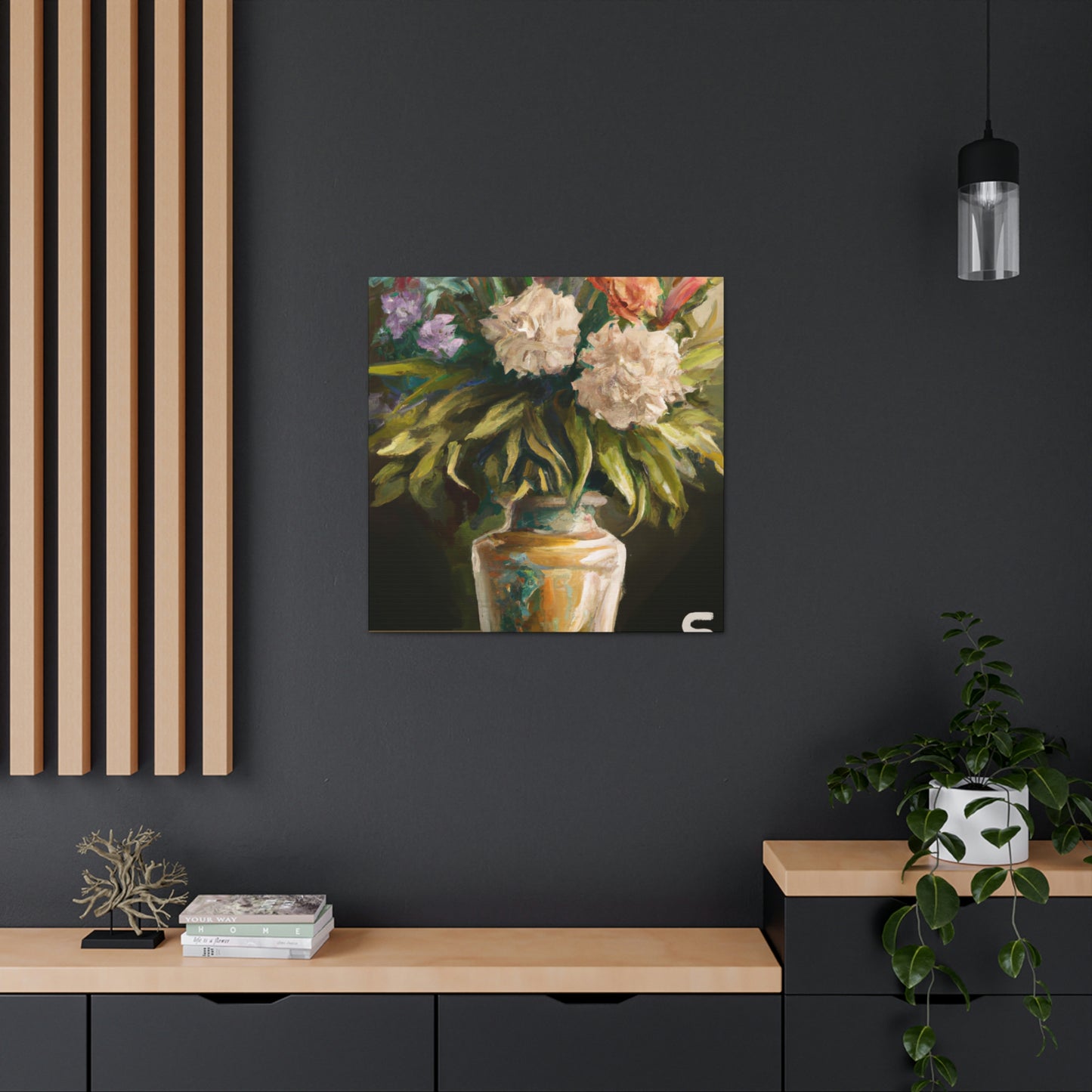 Elegant Flower Beauty. - Canvas