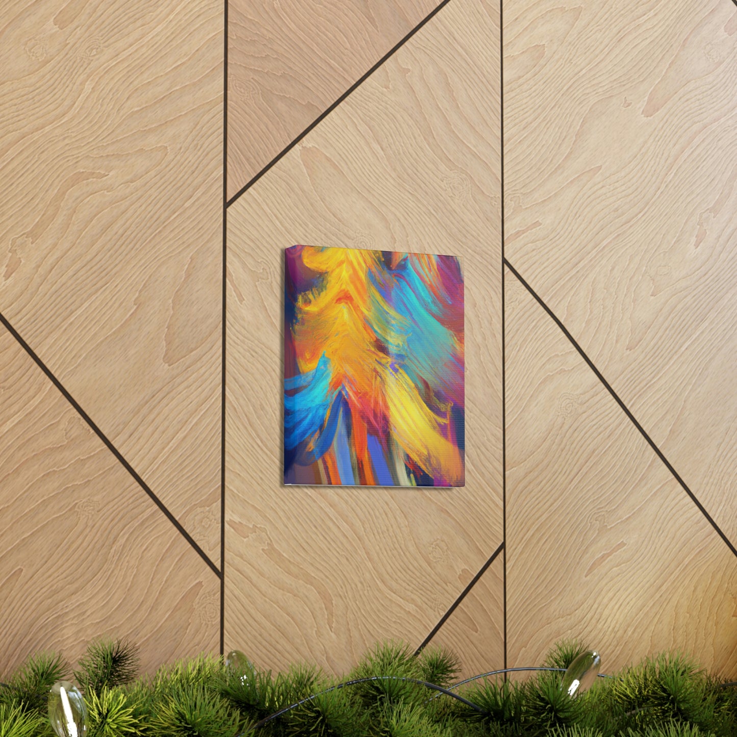 Colorful Brush Cords. - Canvas