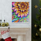 Psychedelic Bloom - Canvas