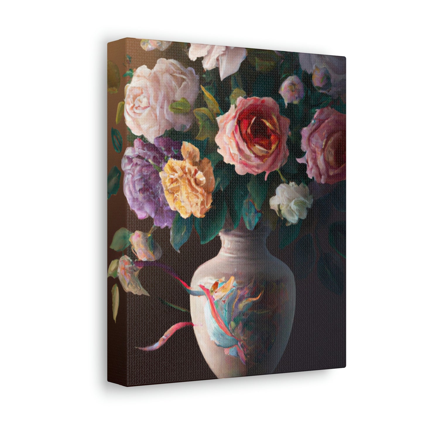 Blooming Petal Splendor - Canvas