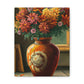 Vaseful of Blooms. - Canvas