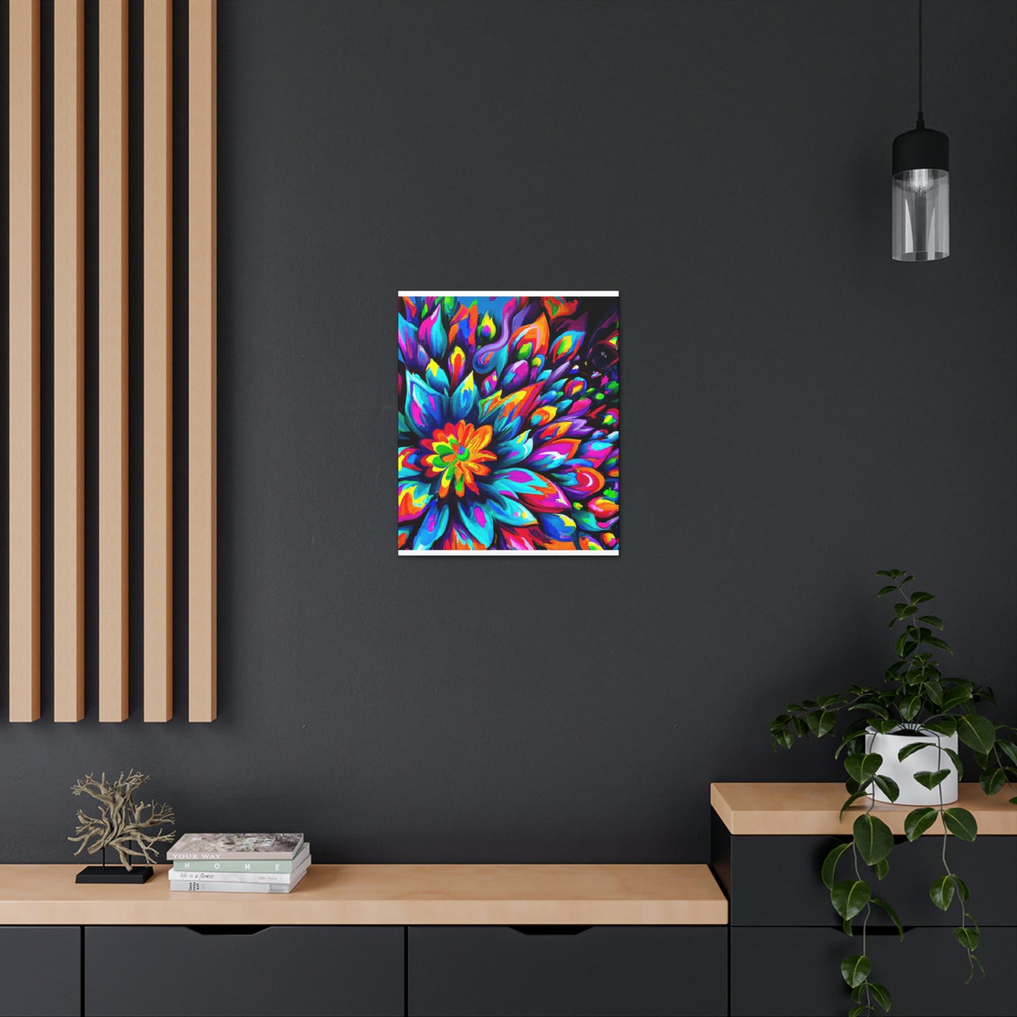"Psychedelic Bloom" - Canvas