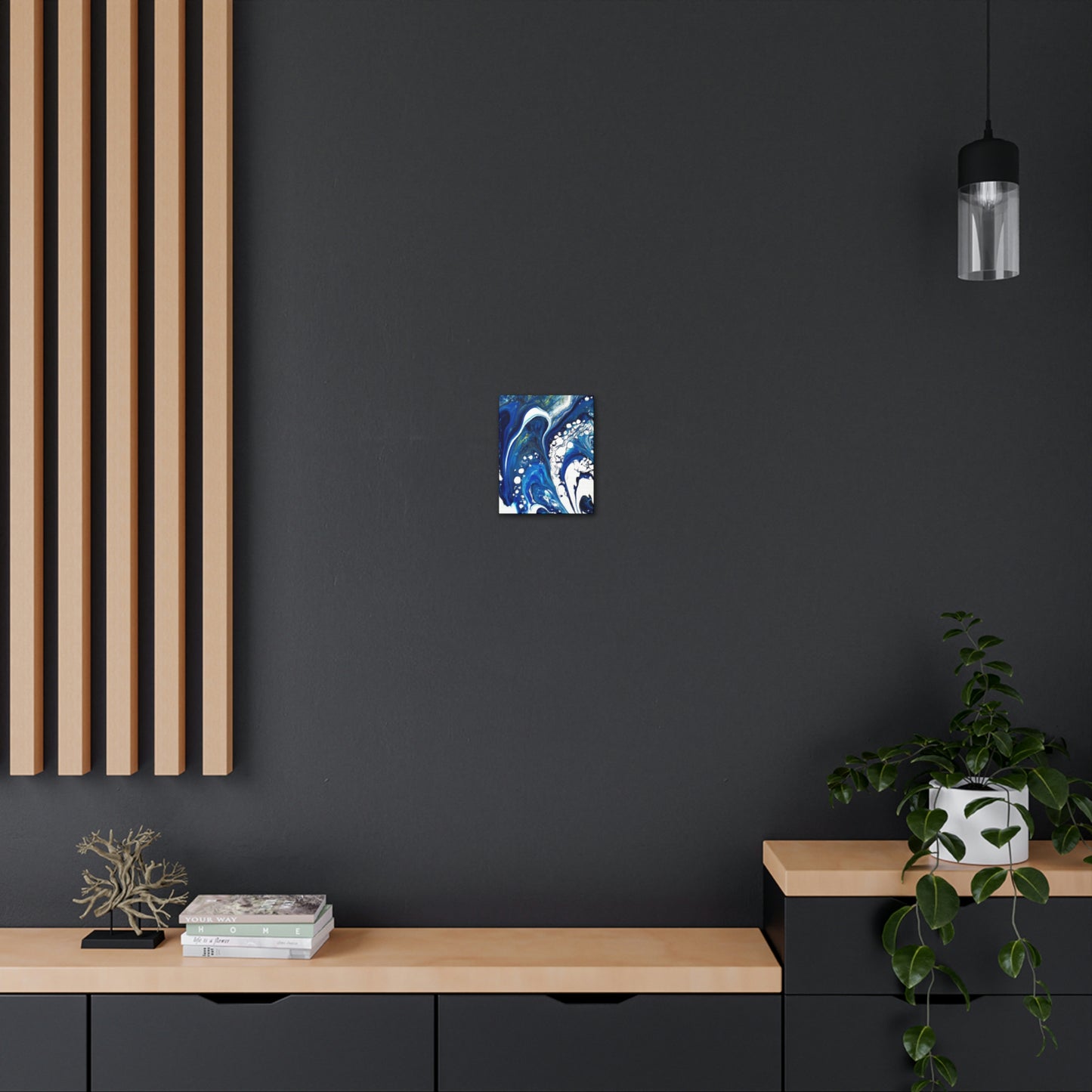 Aqua Drift - Canvas