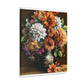 Floral Artistry Vase - Canvas