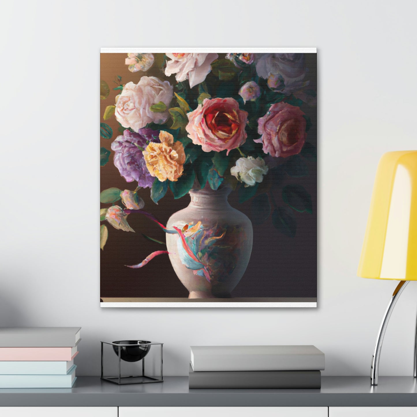Blooming Petal Splendor - Canvas