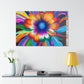 Psychedelic Bloom. - Canvas