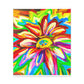 Vivid Floral Vibe. - Canvas