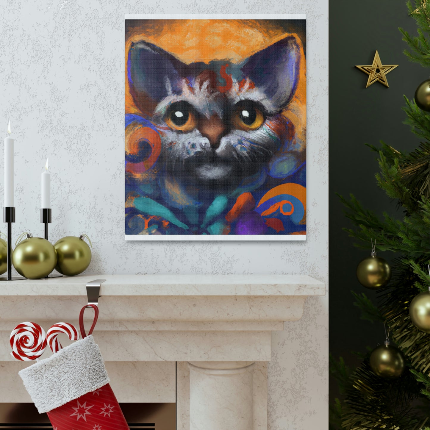Floret Cat - Canvas