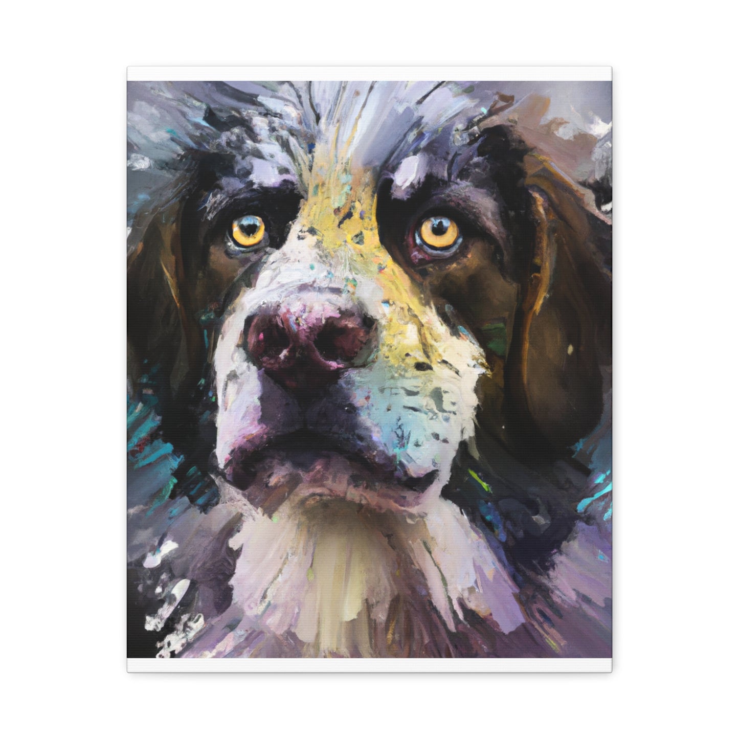 Dogful Vibrancy - Canvas
