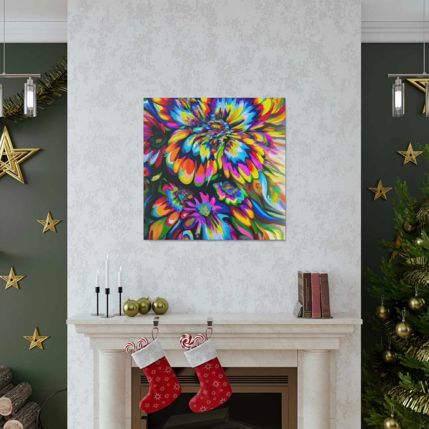 Joyful Bloom. - Canvas