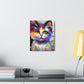 "Fur Florals" - Canvas
