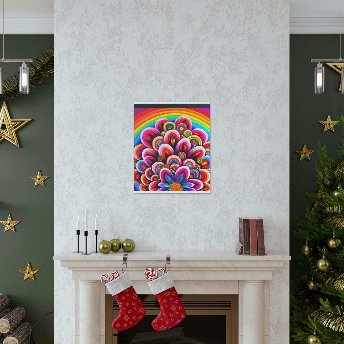 Vivacious Blooms. - Canvas