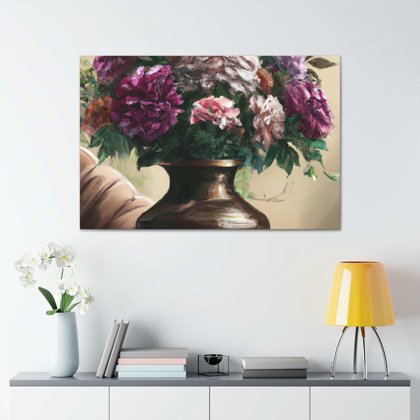 "Petal Palette Foliage". - Canvas