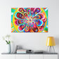 "Psychedelic Bloom" - Canvas