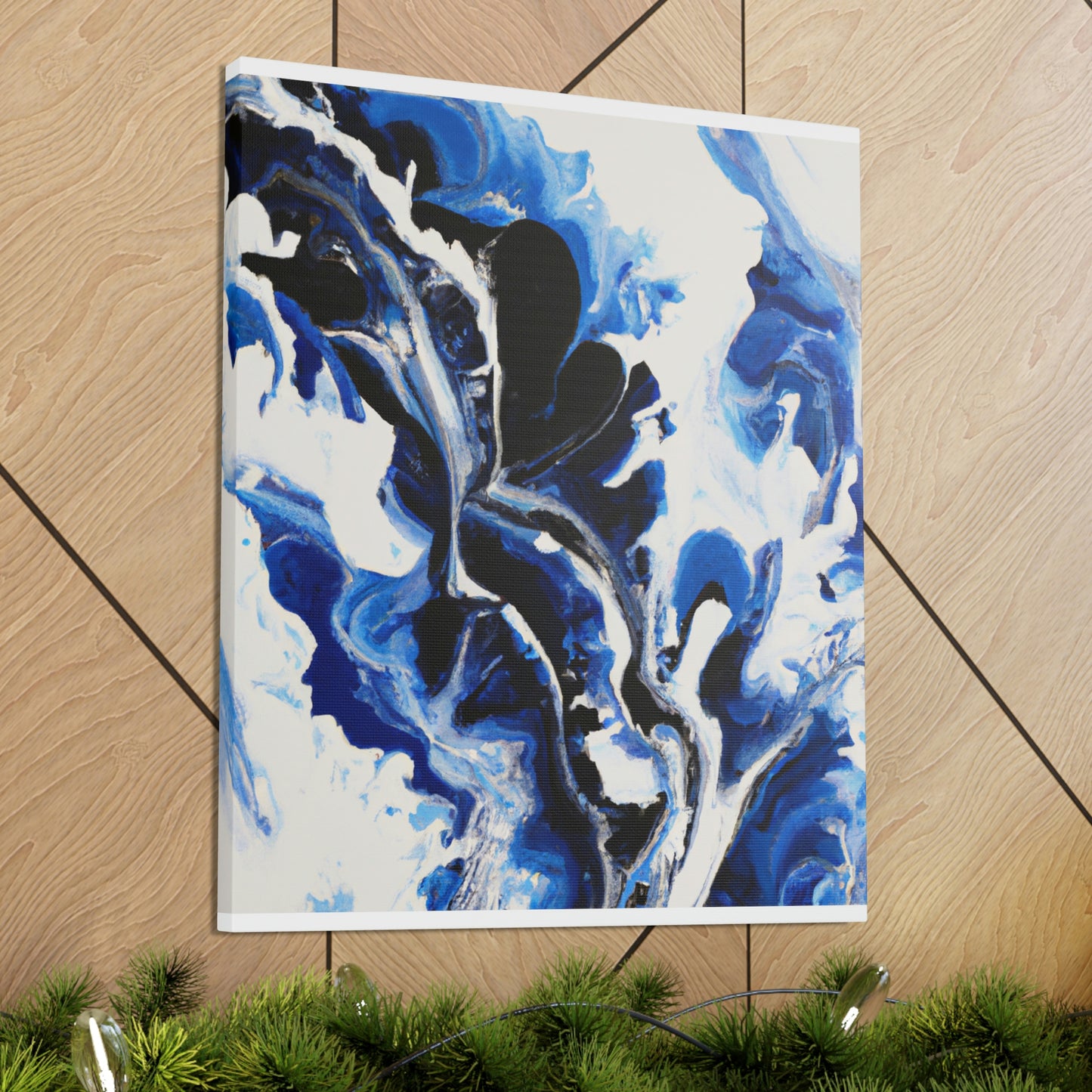 "Blue Bloom" - Canvas