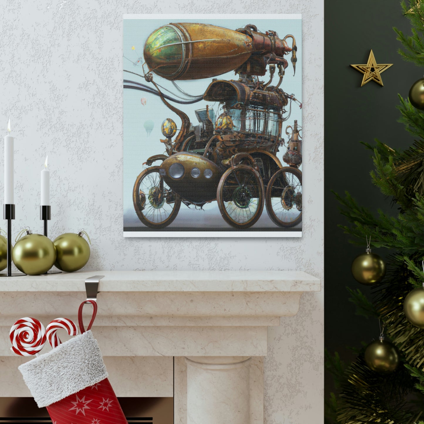 Steampunk Chariot - Canvas