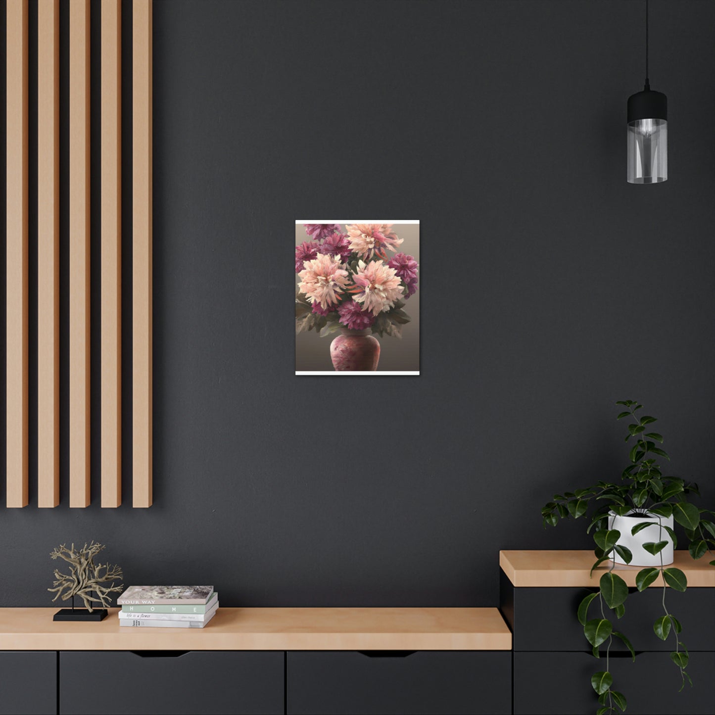 "Floral Finesse Art" - Canvas