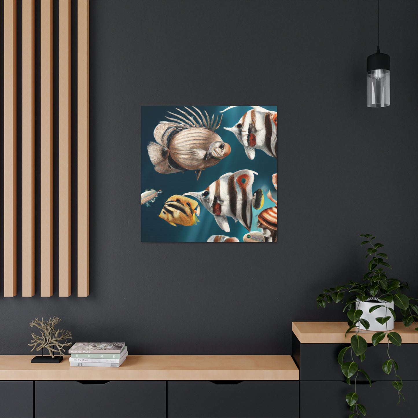 Oceanic Sea Life - Canvas