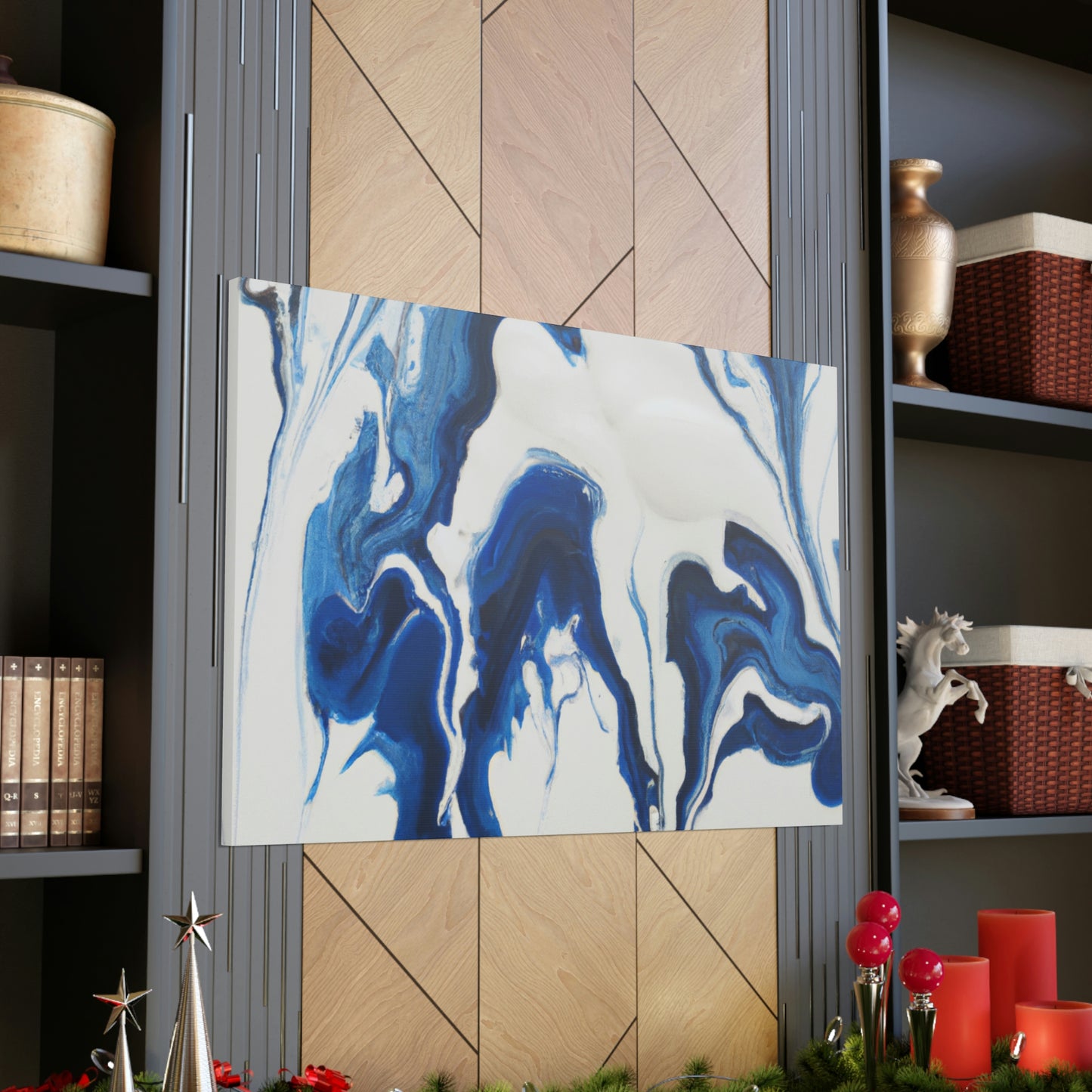 Blue Flux. - Canvas