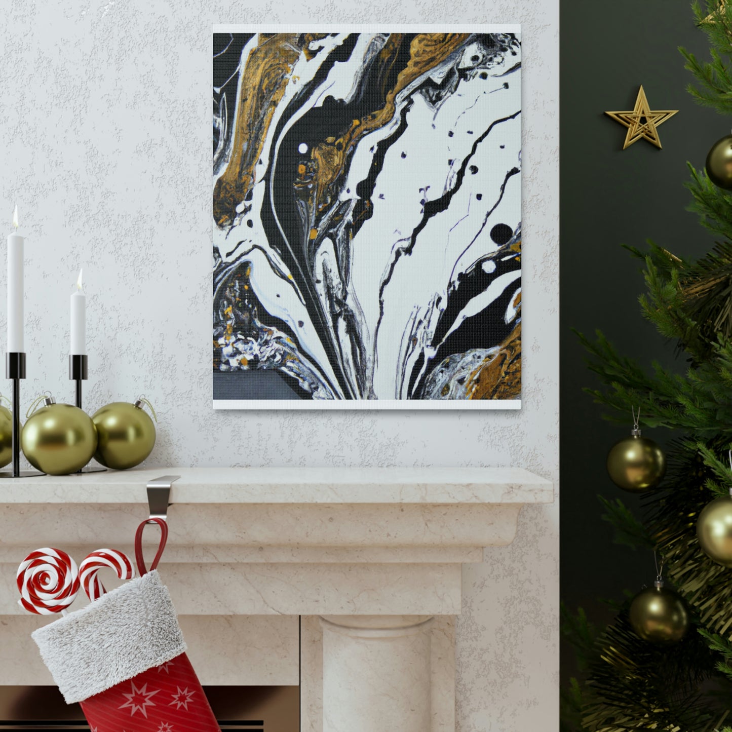 Gilded Flux Art. - Canvas
