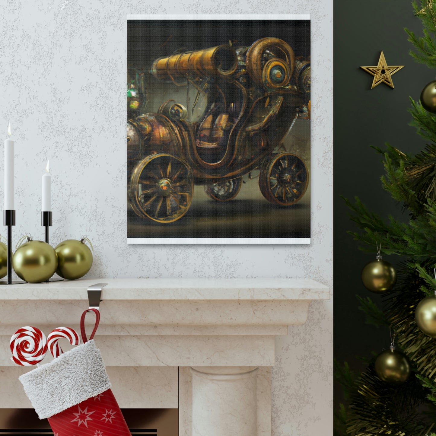 Steampunk Motorcar - Canvas